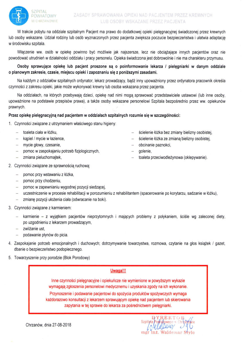 Zasady sprawowania opieki przez rodzinę podpisane
