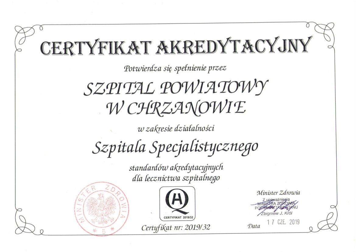 Certyfikat Akredytacyjny 2019 32