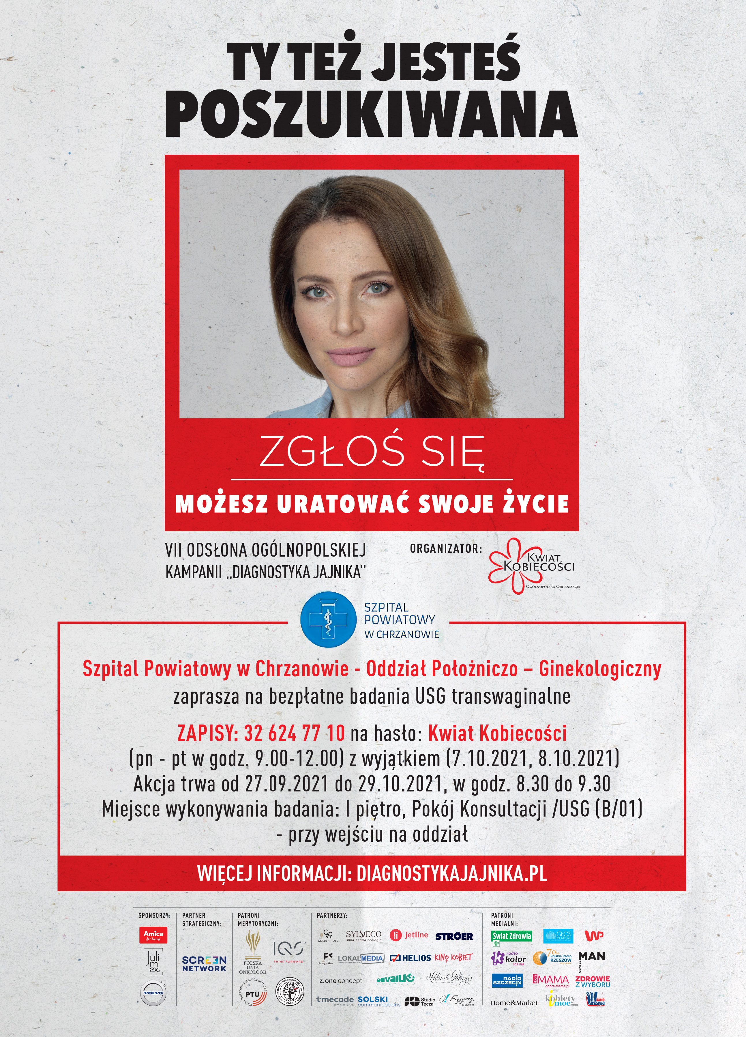KK Diagnostyka Jajnika Plakat A4 SPwChrzanowie