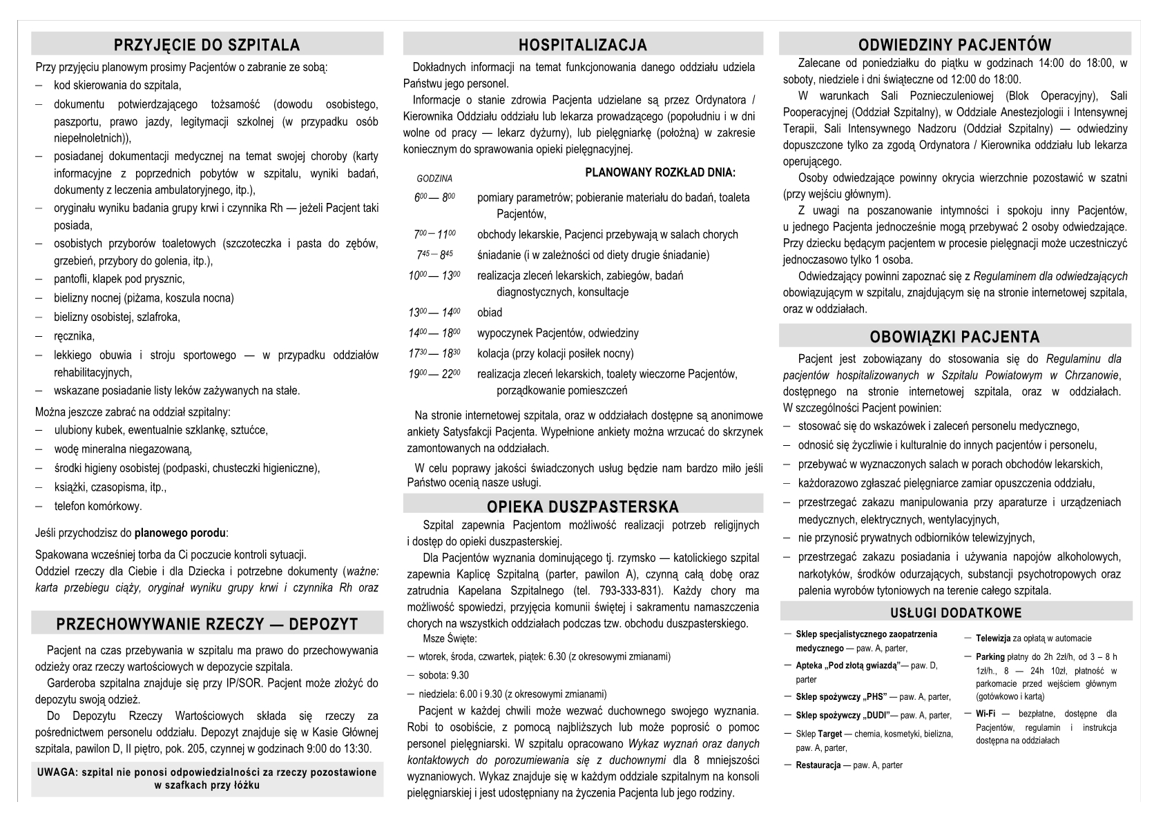 Informator dla pacjenta 22