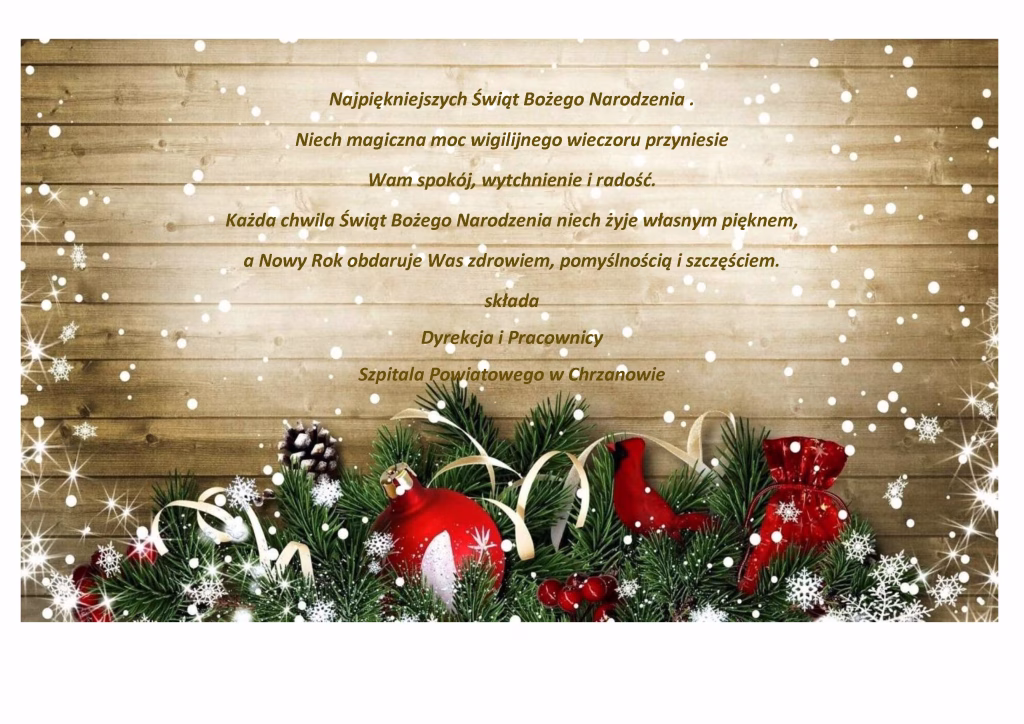 kartka świąteczna z wieńcem i życzeniami